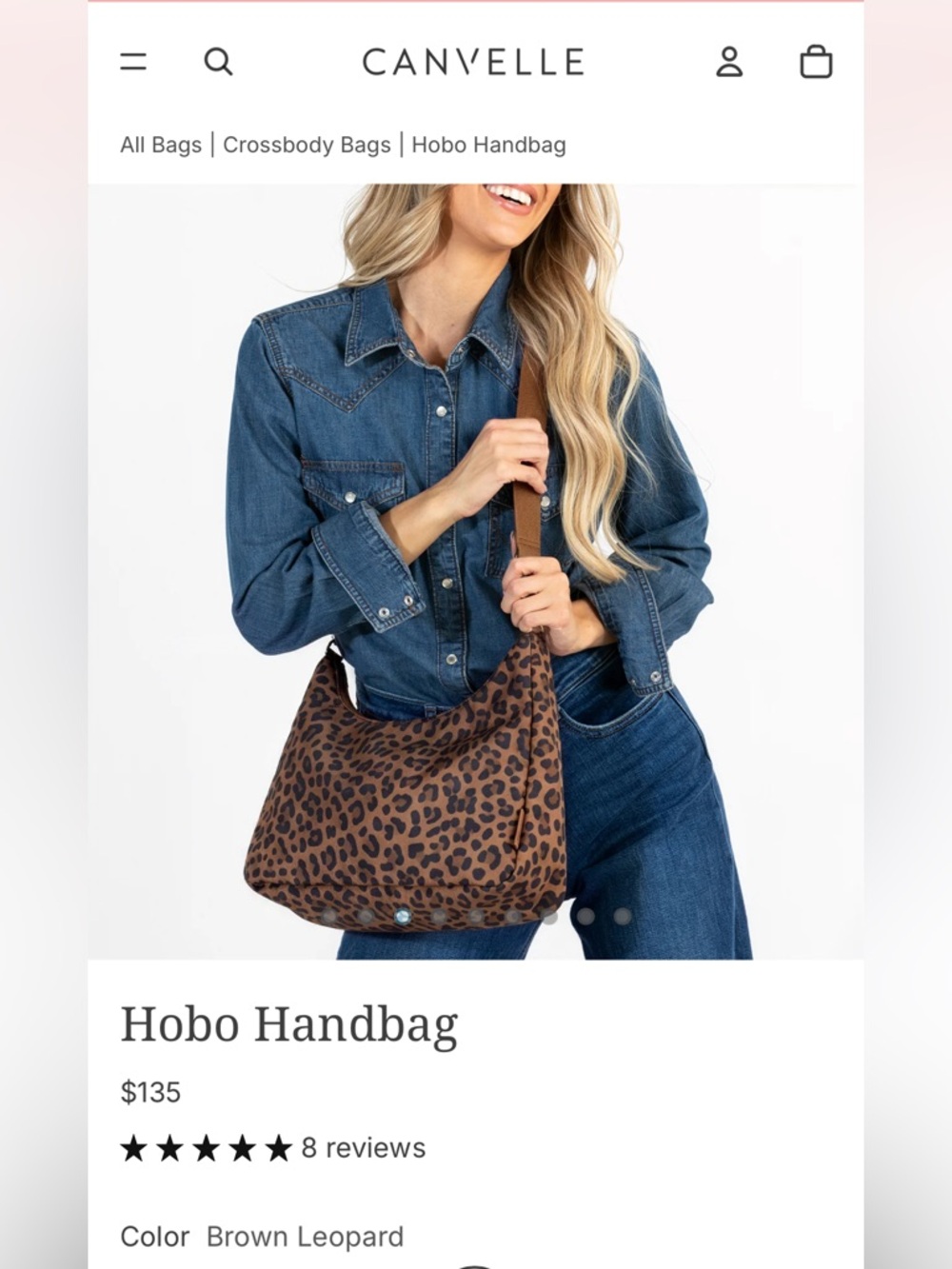 Canvelle Hobo bag